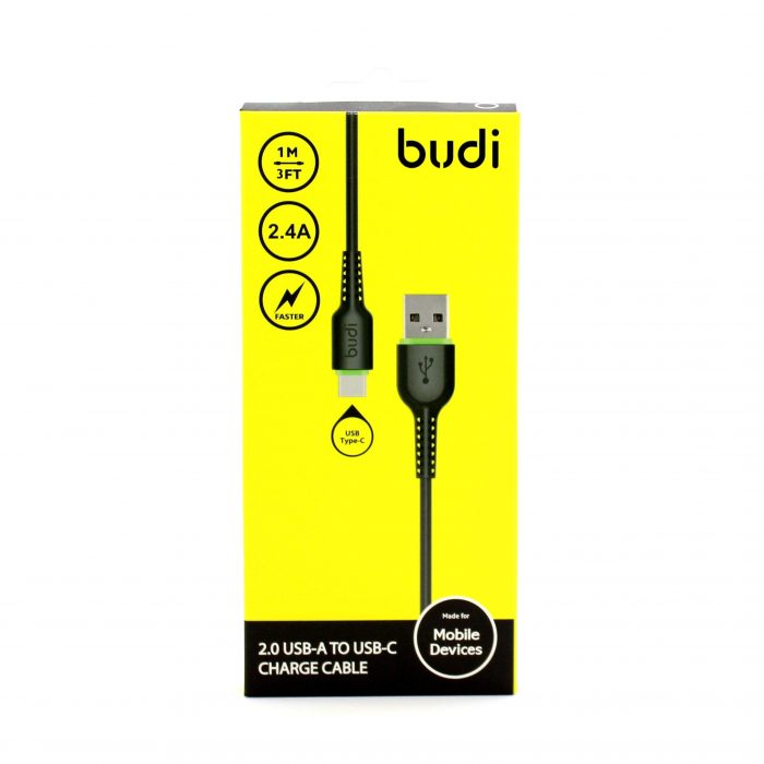 BUDI 2.0 USB-A To USB-C Charge cable 1.2 M