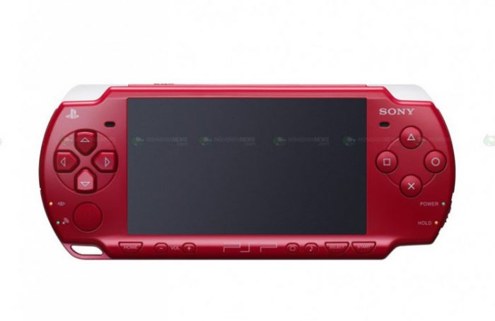 PSP Slim Console Red