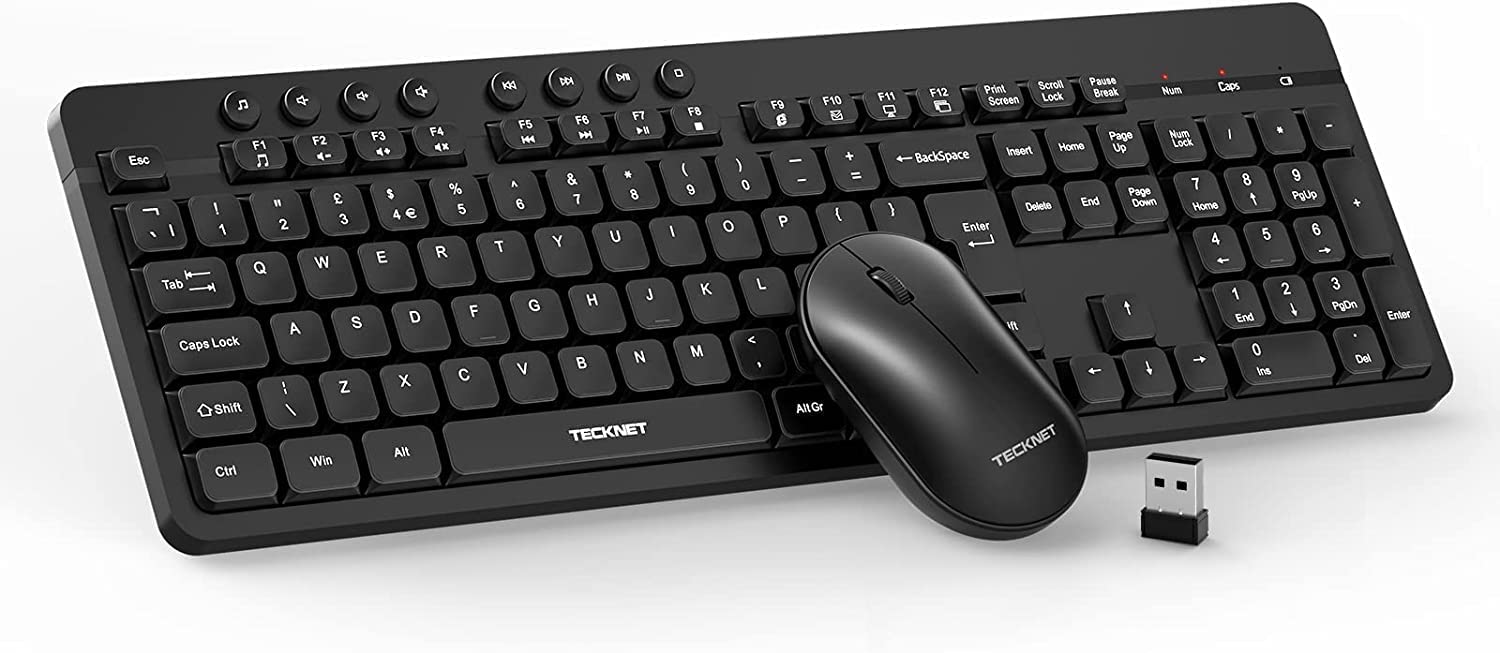 Tecknet wireless multimedia desktop combo