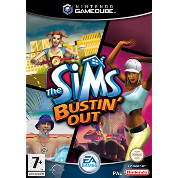 Sims Bustin' Out GameCube NINTENDO